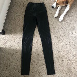 Brand New Faux Leather Pants - Aritzia